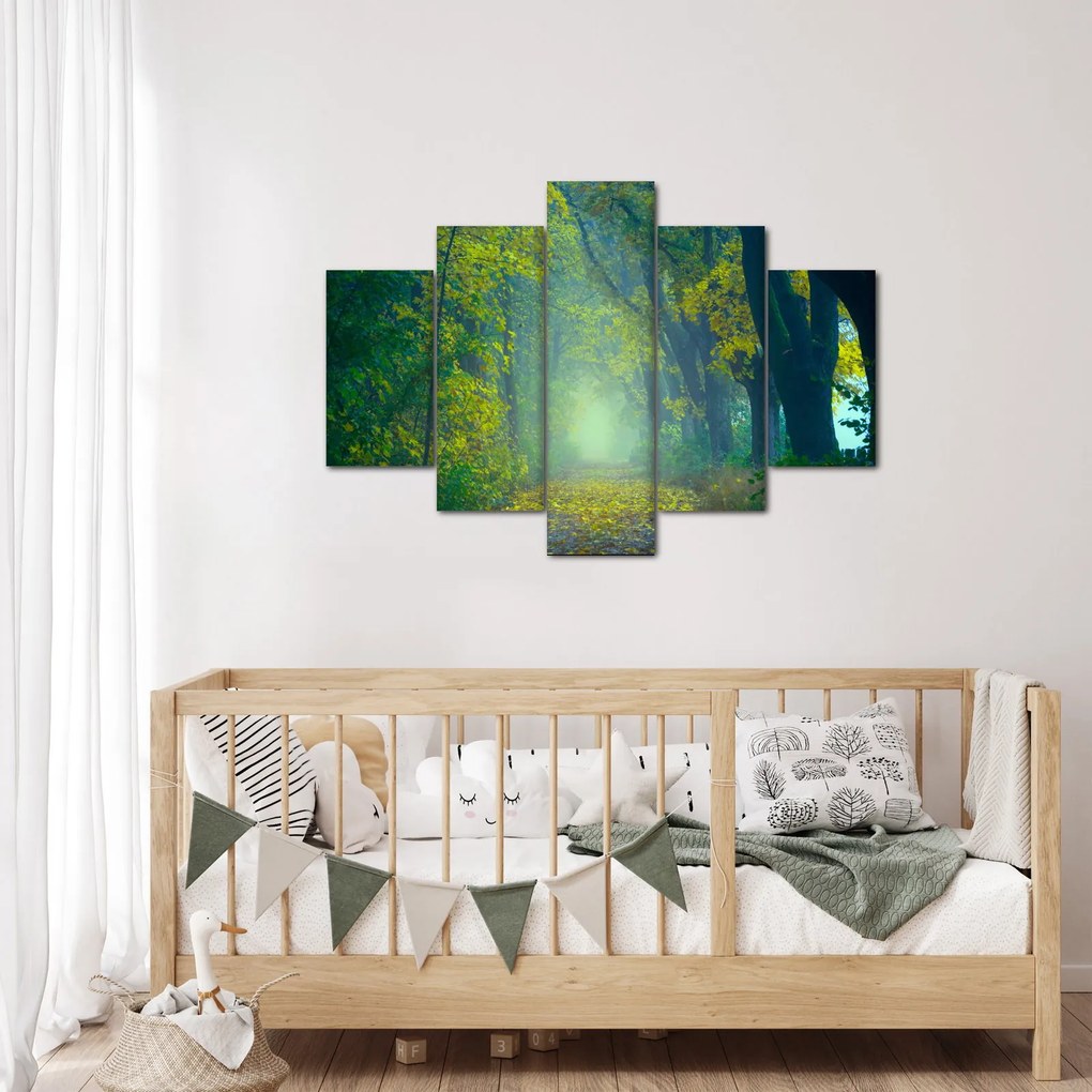 Fákkal szegélyezett út képe (150x105 cm)