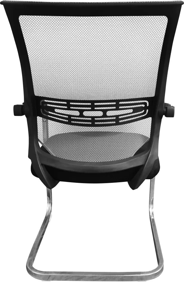 Tárgyalószék, fekete/szürke, FAJE