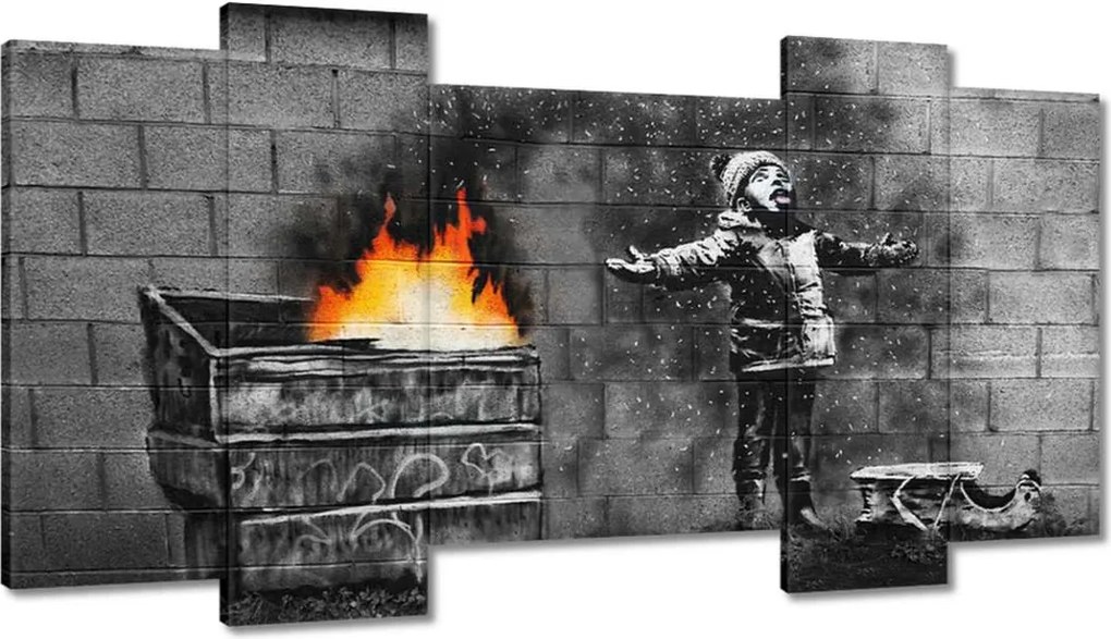 Képek 120x65 Banksy Hó szmog