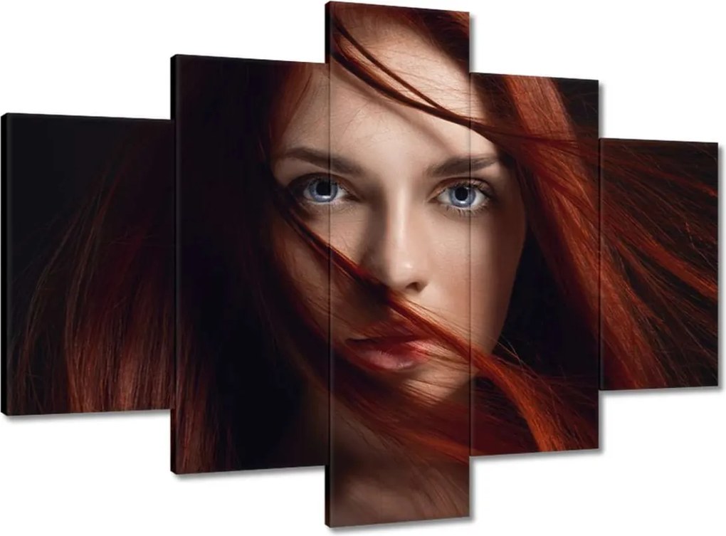 Vászonkép 150x105 Csinos vörös hajú lány