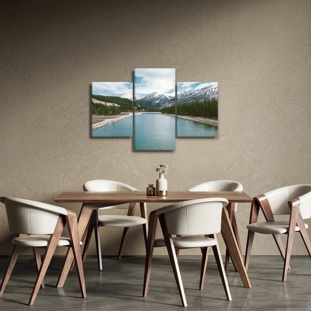 Hegyi tájkép (90x60 cm)