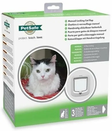 PetSafe® Kézi ajtó macskáknak és kutyáknak DeLuxefehér