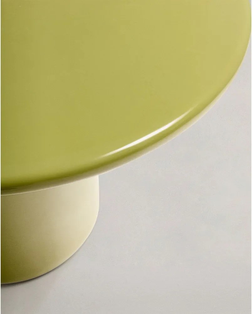 Beton kerek kerti dohányzóasztal ø 110 cm Albanella – Kave Home