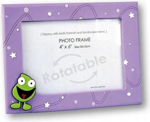 Képkeret 10x15 gyerek lila