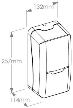 Merida Hygiene Control automata habszappan adagoló, fehér