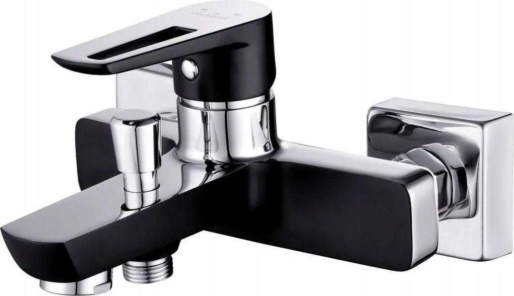 Milles Black Elegáns és funkcionális kádtöltő csaptelep króm/fekete