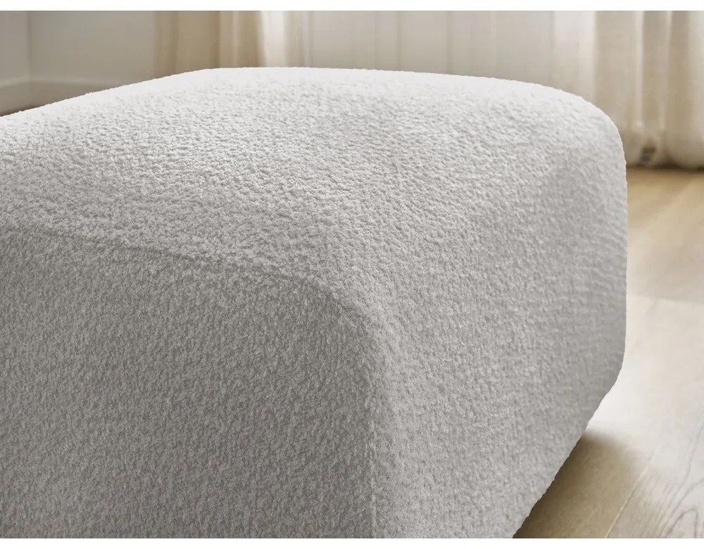 Világosszürke buklé lábtartó Tina – Bobochic Paris