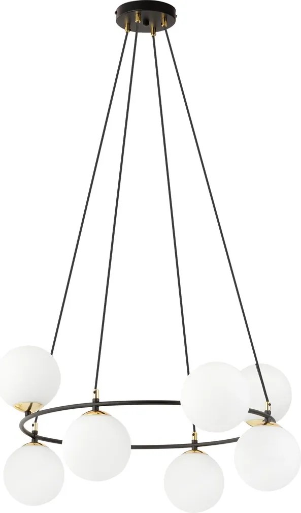 Emibig modern függeszték azura fehér fekete arany emi1295/8