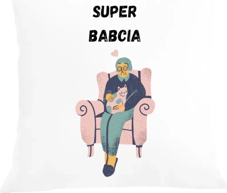 Párna párnahuzat Nagymama napja Szuper Nagymama