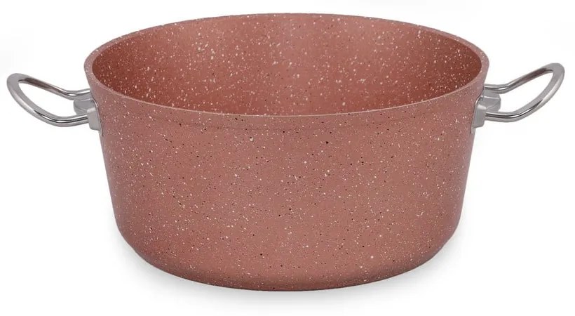 Classic rózsaszín alumínium edény fedővel, ø 26 cm - Güral Porselen