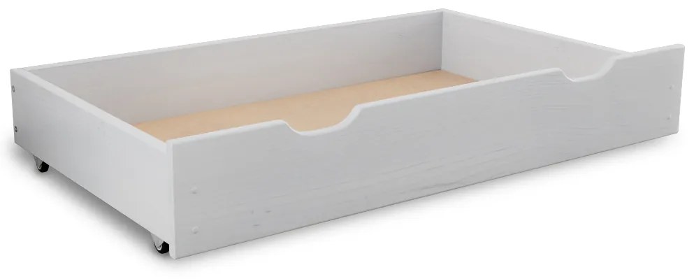 AKCIÓ Ágy alatti tárolódoboz 200 cm, fehér II. osztály