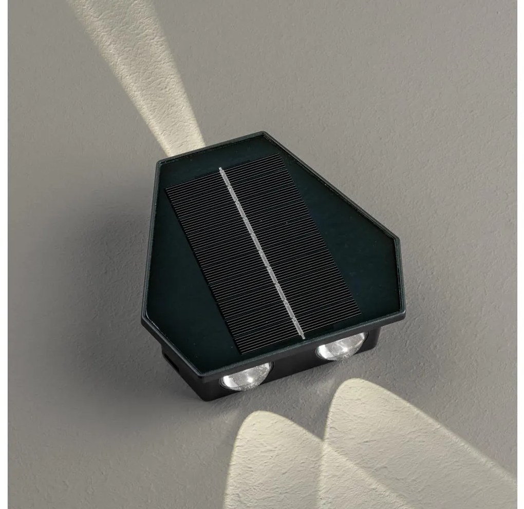 Immax 08488L - LED napelemes fali lámpa szenzorral LED/2W/5V IP54