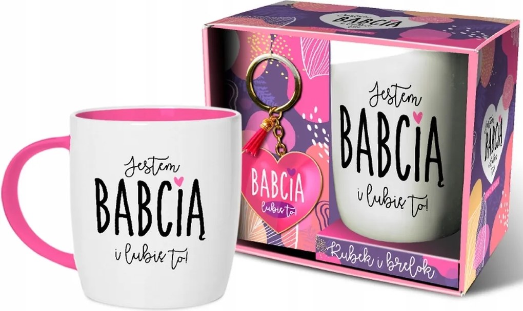 Bögre kulcstartó szett, Nagymama Napi Ajándék Nagymamáknak