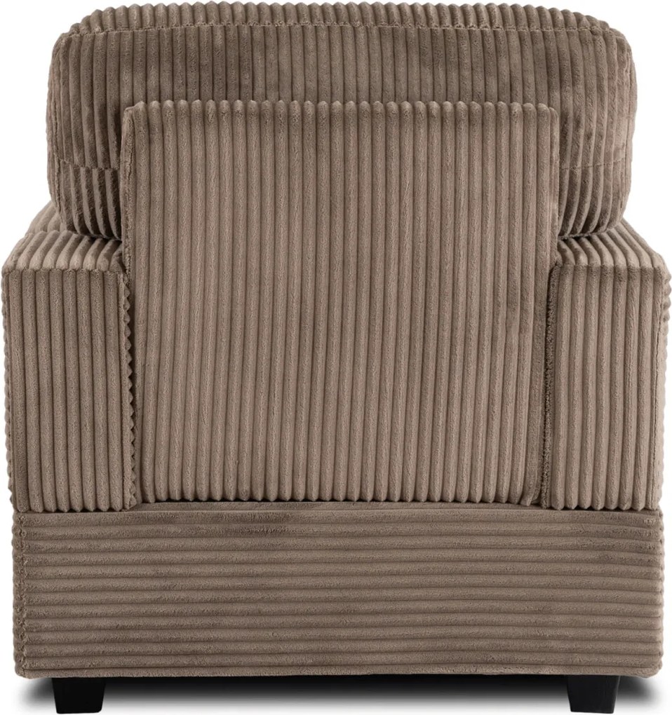 Pihenőfotel bézs színben, kordbársony kárpittal NEO