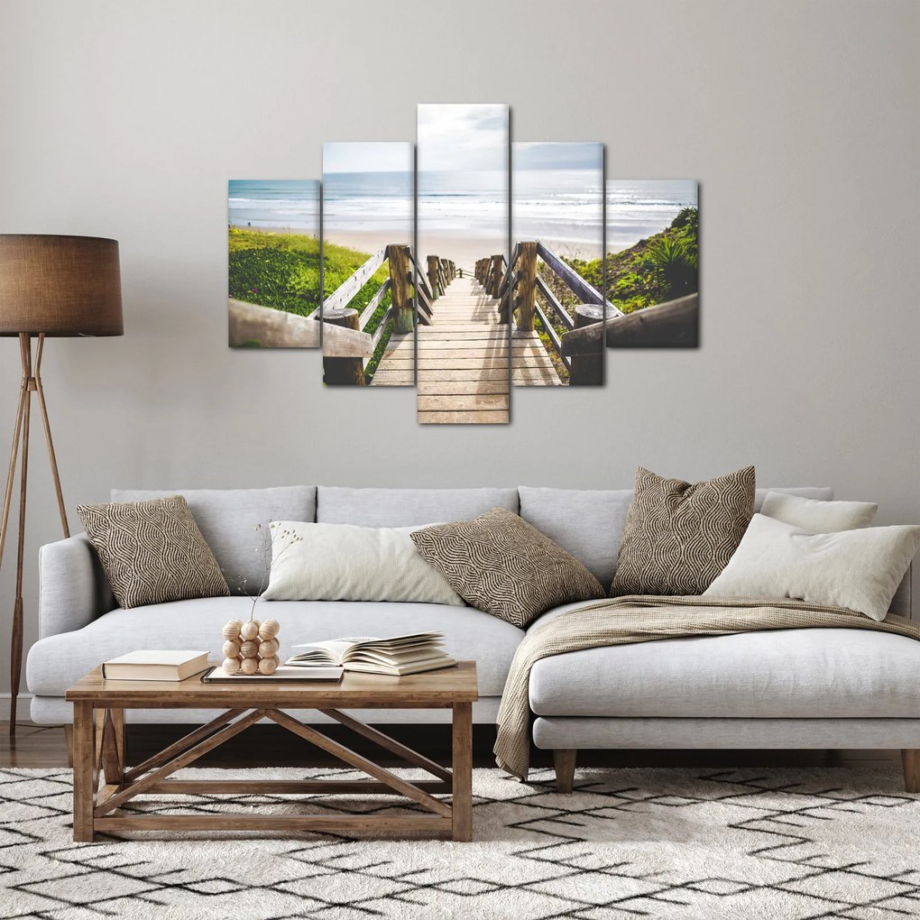 Kép - Bejárat a strandra (150x105 cm)