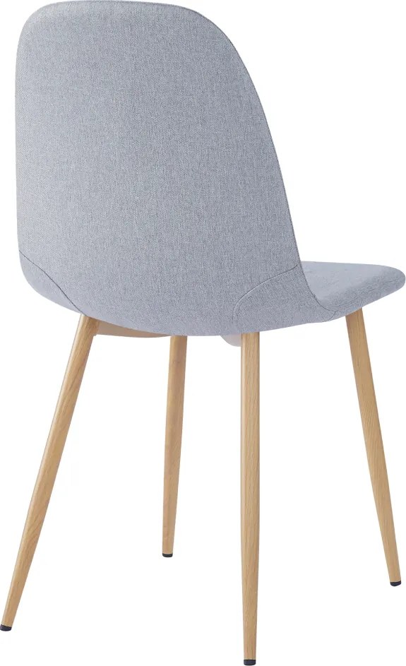 Szék, világos szürke/bükk, LEGA NEW