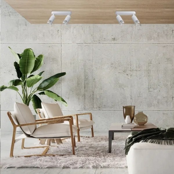 Spotlámpa VERTICAL 2xGU10/8W/230V fehér