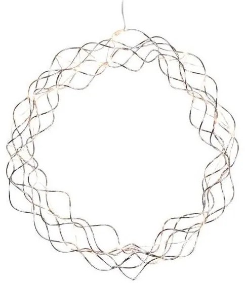 Eglo 411015 - LED Karácsonyi dekoráció CURLY 30xLED/0,064W/230V fényes króm