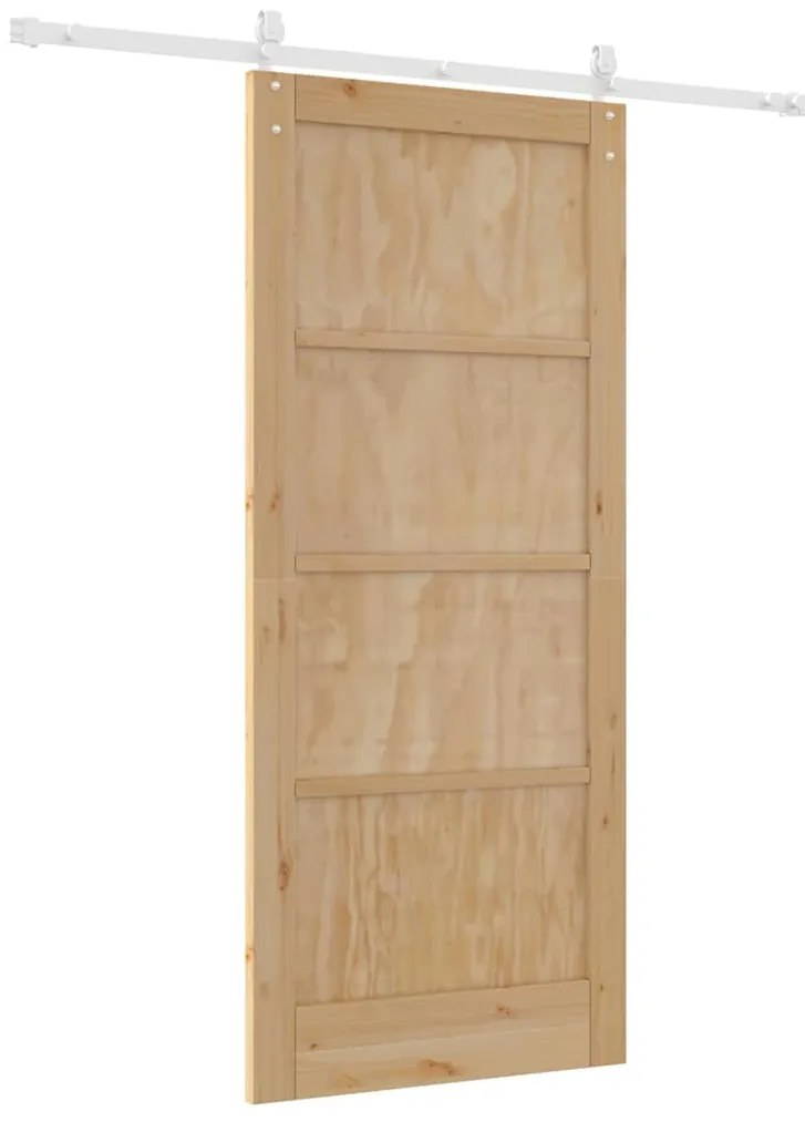 Csúszó ajtó Egyéb ORKDAL Természetes és fehér 86 x 198.5 cm