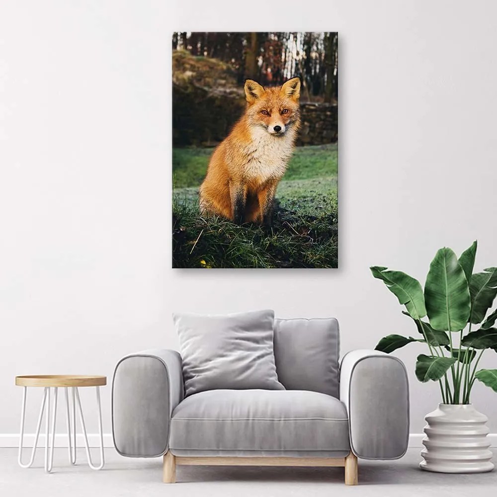 Gario Vászonkép Róka az erdőben Méret: 70 x 100 cm