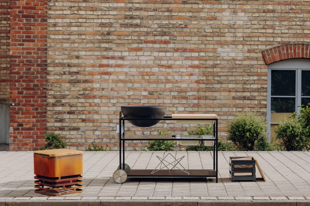 TŰZKONYHA TÁLAL 57 + 2x Plancha + drót. alap - Höfats