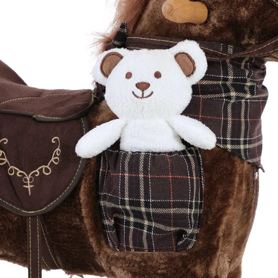 Barna hintaló hanghatással Spielwerk