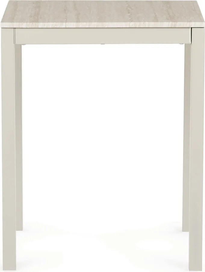 Jídelní stůl rozkládací 60-90x60 cm, melamin, travertin, GDT-206 TRV