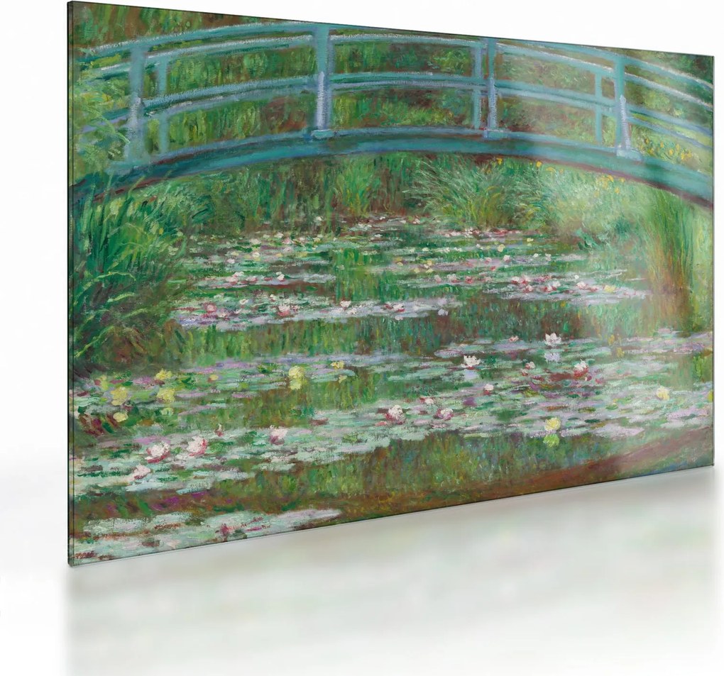 Üveg kép - Claude Monet, The Japanese Footbridge, reprodukciók (70x50 cm)