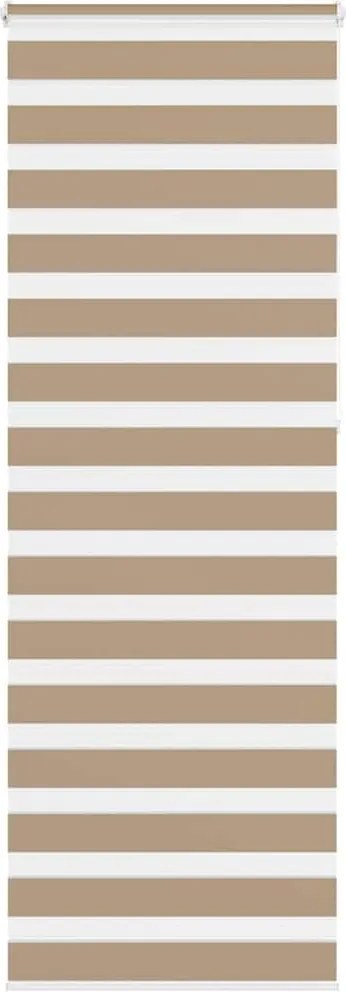 vidaXL zebrafüggönnyel homokbarna szövetszélesség 70,9 cm poliészter