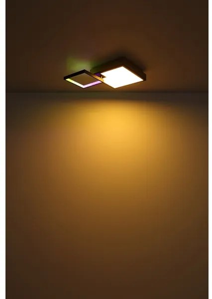 Globo 41392-21 - JACKY LED RGBW dimm. lámpa 21W+3W, 230V, távirányítóval