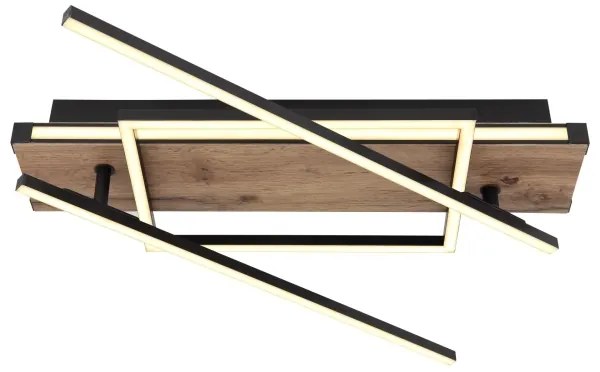 Globo 67299D3 - LED mennyezeti lámpatest COLLI LED/40W/230V bézs/fekete