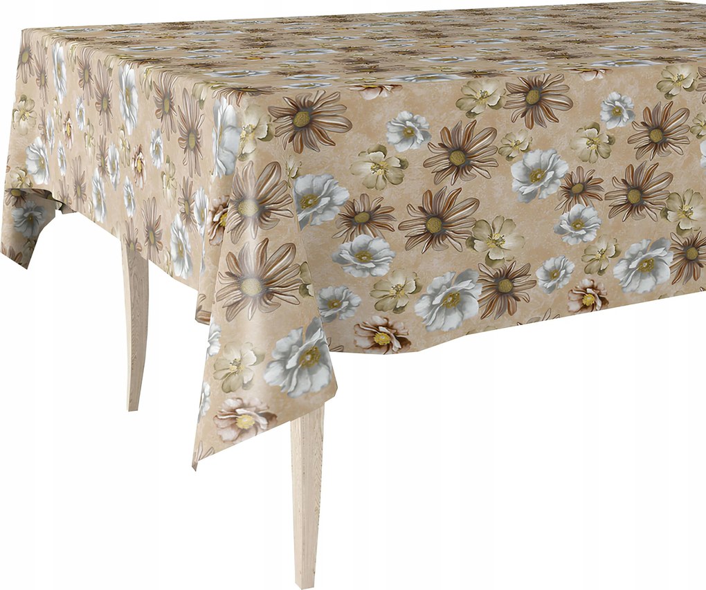 Cerata Vastag Abrosz Bézs Virágmintás Cerata 120x140