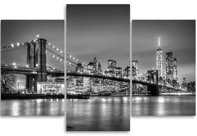 Gario Vászonkép Brooklyn híd - 3 részes Méret: 120 x 80 cm
