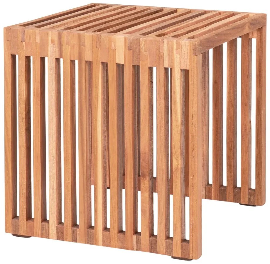 Teakfa tárolóasztal 40x40 cm Pego – House Nordic