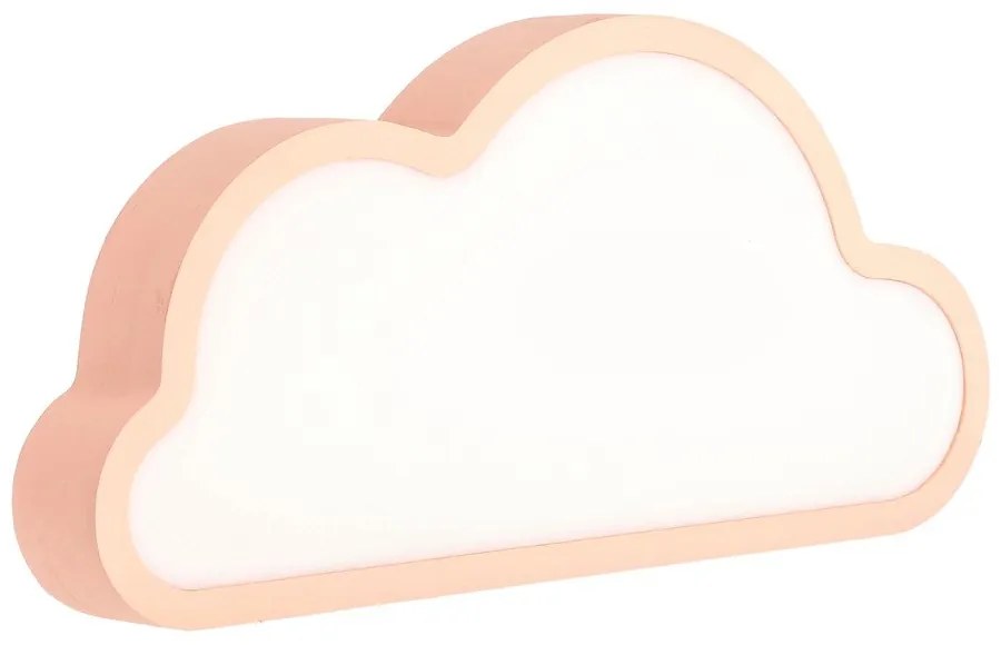 Rózsaszín gyerek éjjelilámpa Cloud – Candellux Lighting