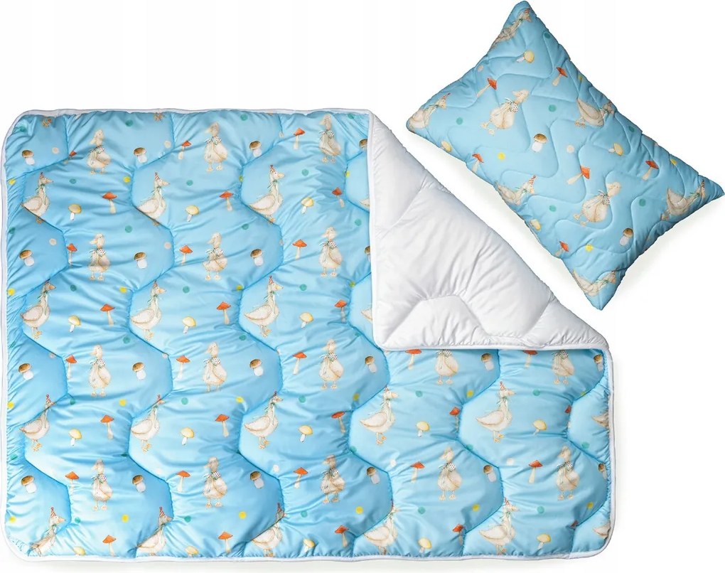 Komplett Paplan Párna 100X135 50X60 CM Gyerekeknek 2IN1 Lengyel Termék