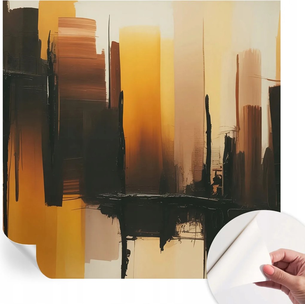 Öntapadós fali fotótapéta Hálószobába Függőleges csíkok 250x250 cm