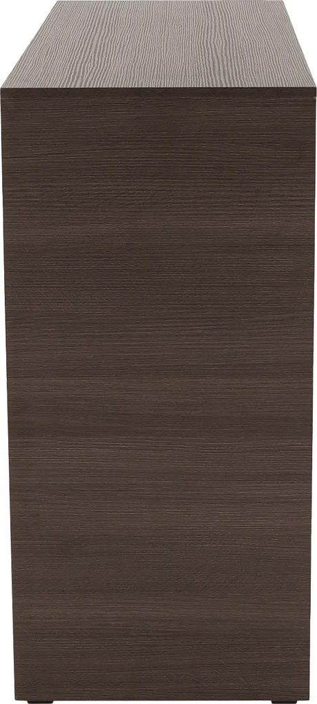 Komód, DTD/MDF, tölgy világos/tölgy sötét, KORINA