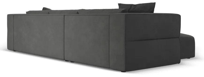 Sötétszürke sarokkanapé (bal oldali) Esther – Milo Casa