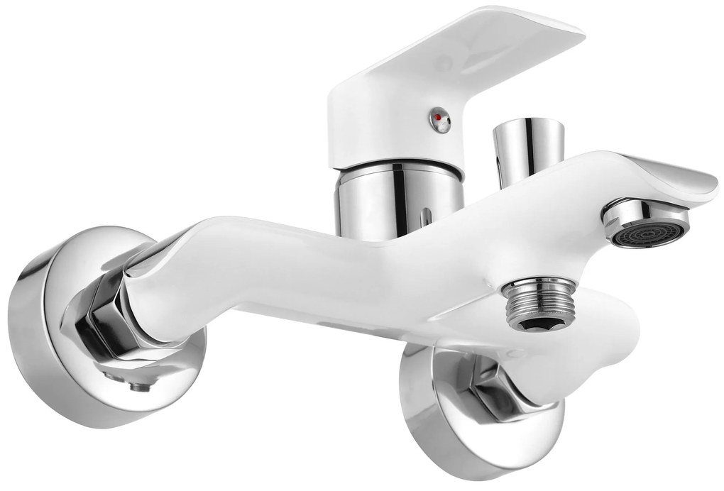 Fürdőkád csaptelep REA BLOOM White Chrome