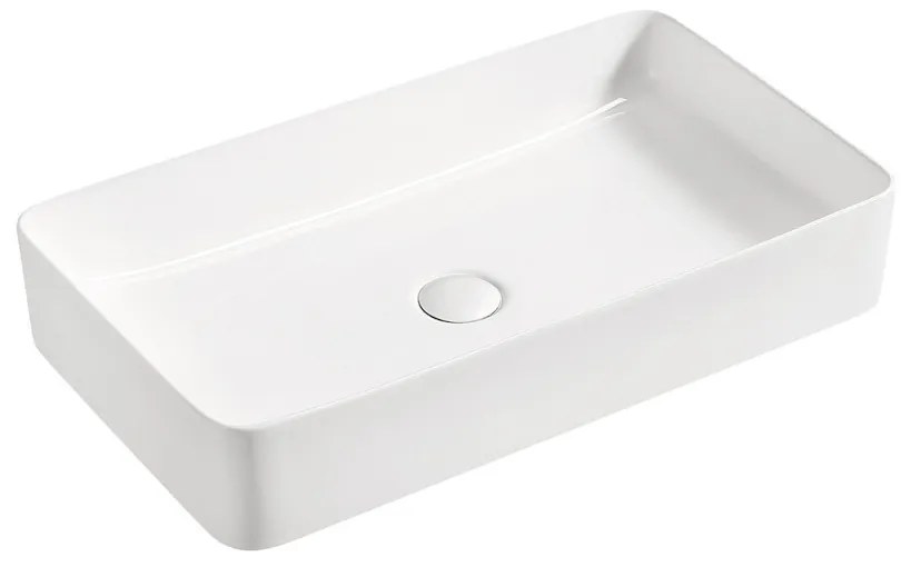 EROS SLIM 2 - PULTRA ültethető - Top Counter - porcelán mosdó - 61 x 35 x 11 cm