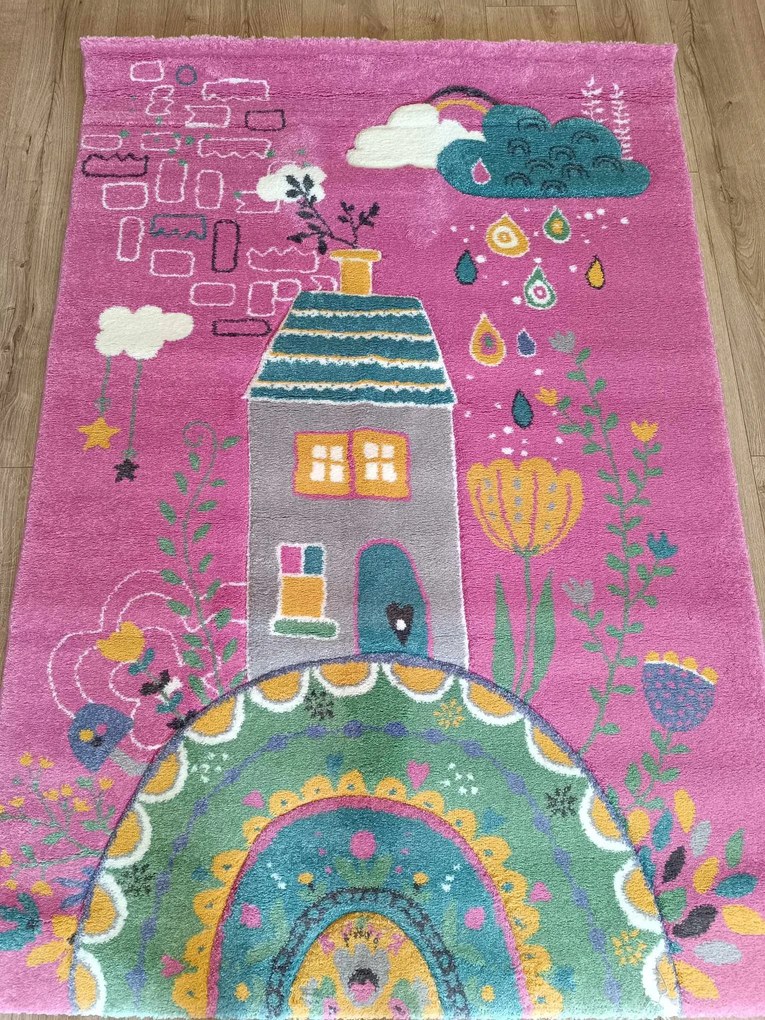 Gyerekszőnyeg puha szőrrel 120x170cm