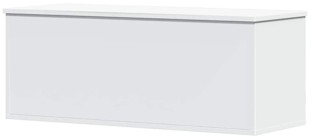fehér szerelt fa tárolóláda 90 x 35 x 35 cm