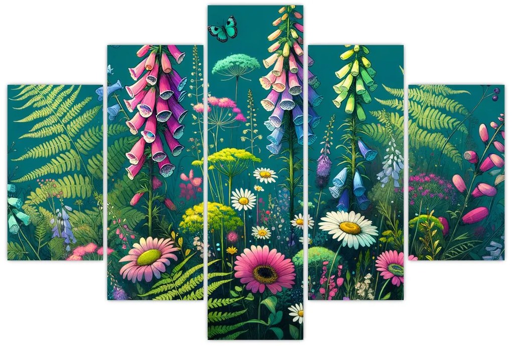 Kép - Mezei virágok (150x105 cm)