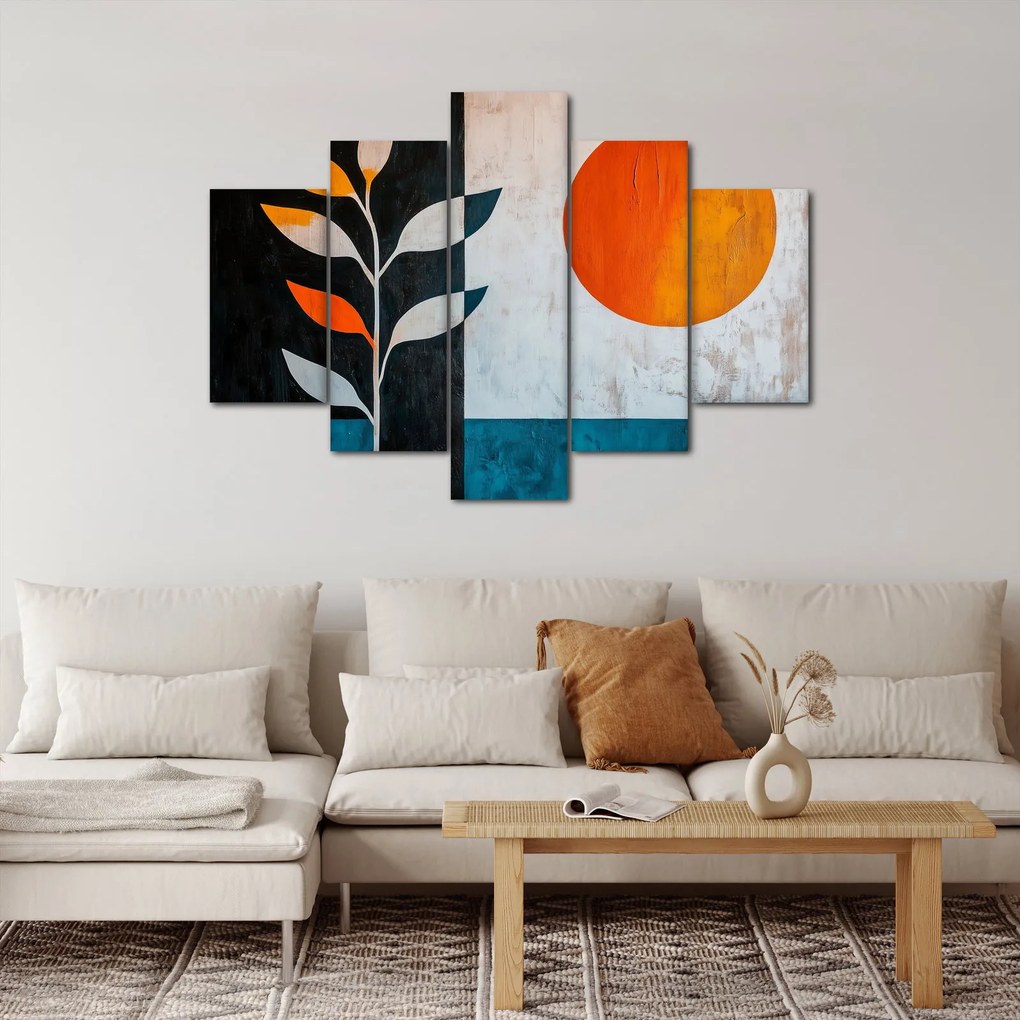 Kép - Növény és nap absztrakciója (150x105 cm)
