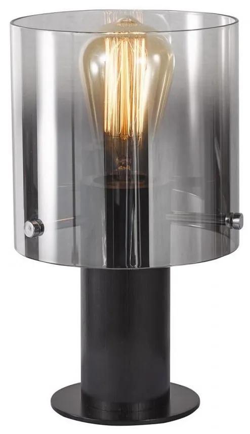 ITALUX ITALUX MT17076-1A BK - Asztali lámpa JAVIER 1xE27/60W/230V IT0070