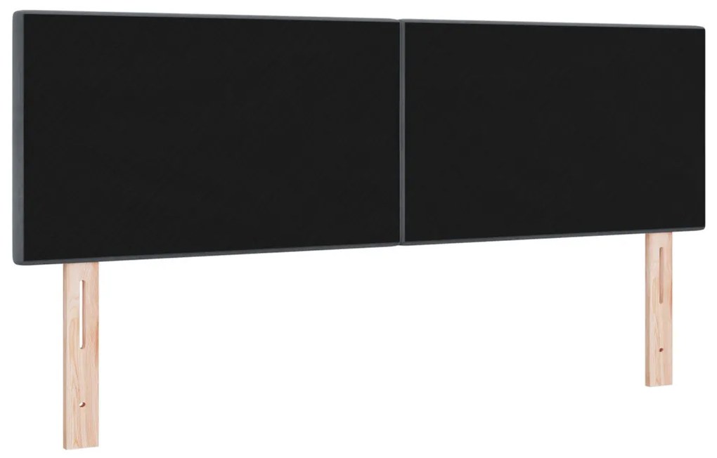 Fejtámla Gombos Steppelt Sötétszürke 160 cm Bársony