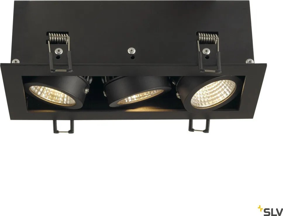 SLV KADUX 115720 Beépíthető spotlámpa 3x20W/LED 3000K 1920LM IP20