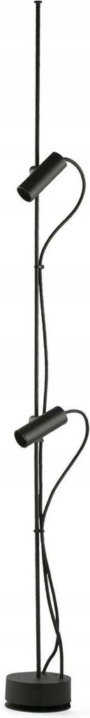 Faro Clap 1266 állólámpa, fekete, 2x6W Led IP65, 3000K, 1266mm, kültéri