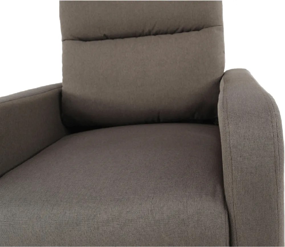 Relaxáló fotel, barna, TURNER